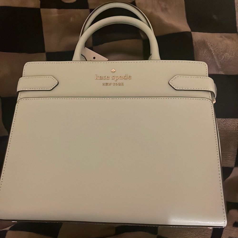 Mint green purse